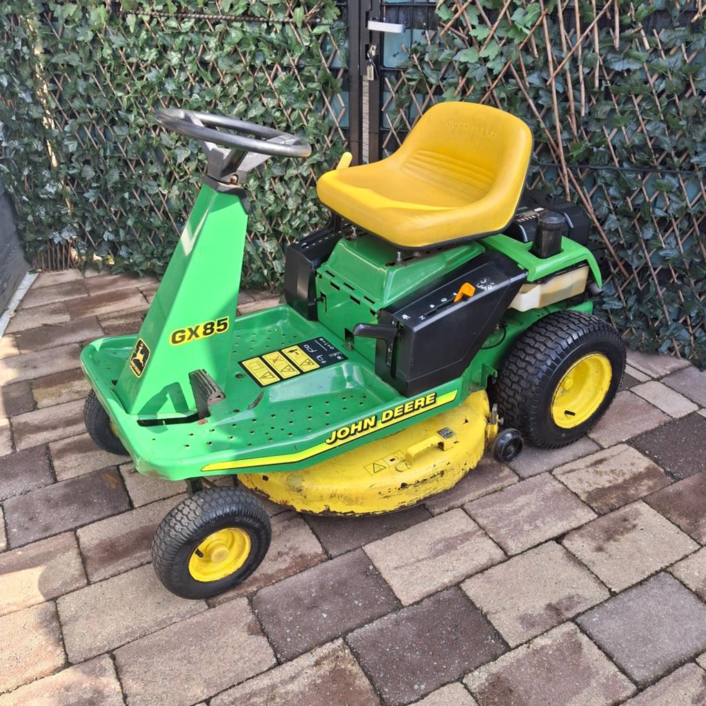John deere gx85 zitmaaier, John Deere, Cirkelmaaier, Gebruikt, Benzine-grasmaaier