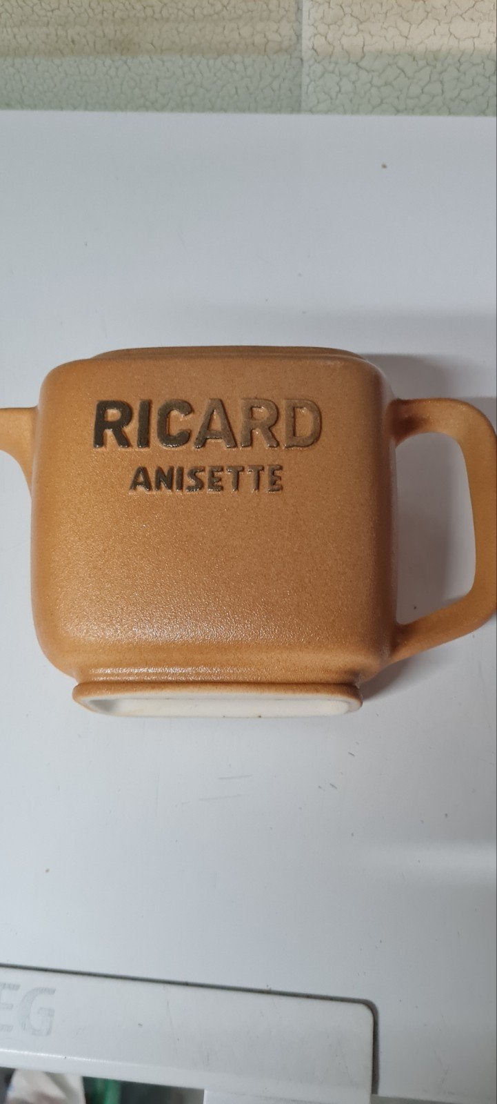 Vintage Ricard kan met schilderijtje, Ophalen of Verzenden