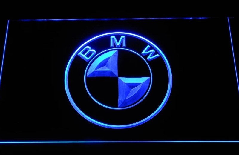 BMW auto M reclame neon bord reclamebord lamp LED, Ophalen of Verzenden, Nieuw, Lichtbak of (neon) lamp