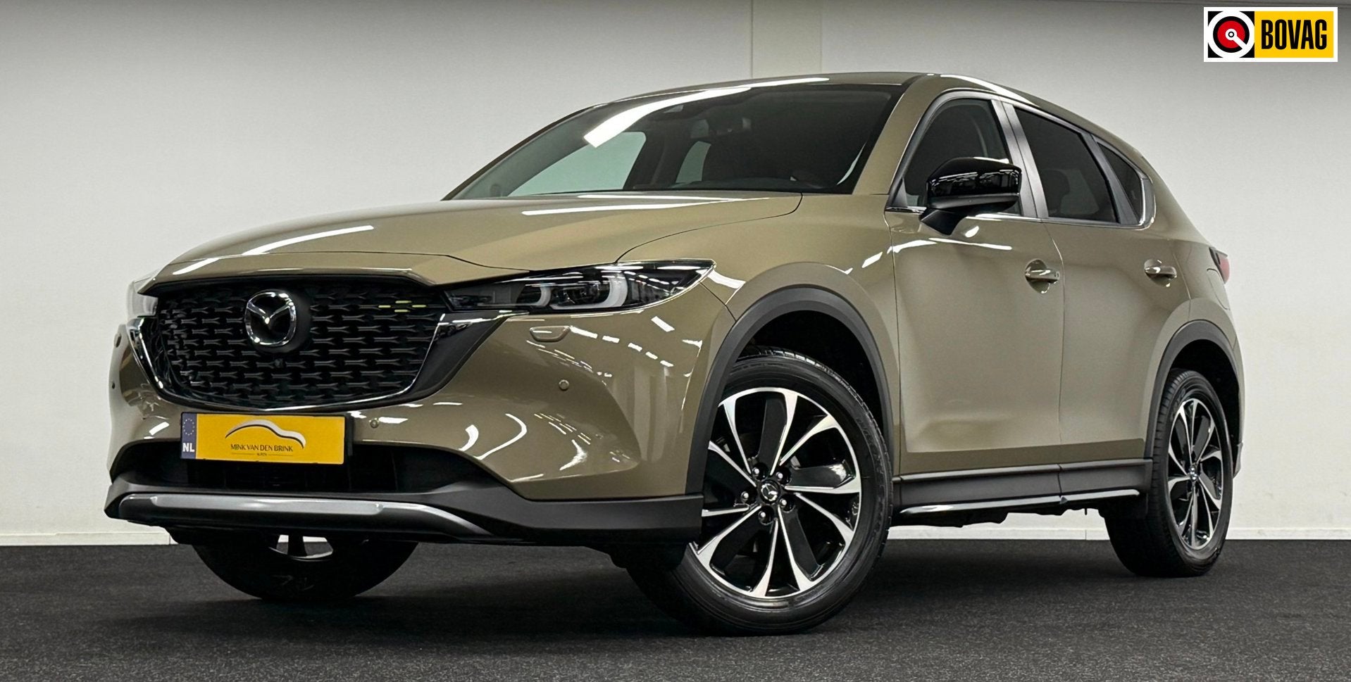 Mazda CX-5 2.5 SkyActiv-G 194 Newground AWD*DealerOh*Trekhaa, Auto's, Dealer onderhouden, Gebruikt, Zwart, 4 cilinders