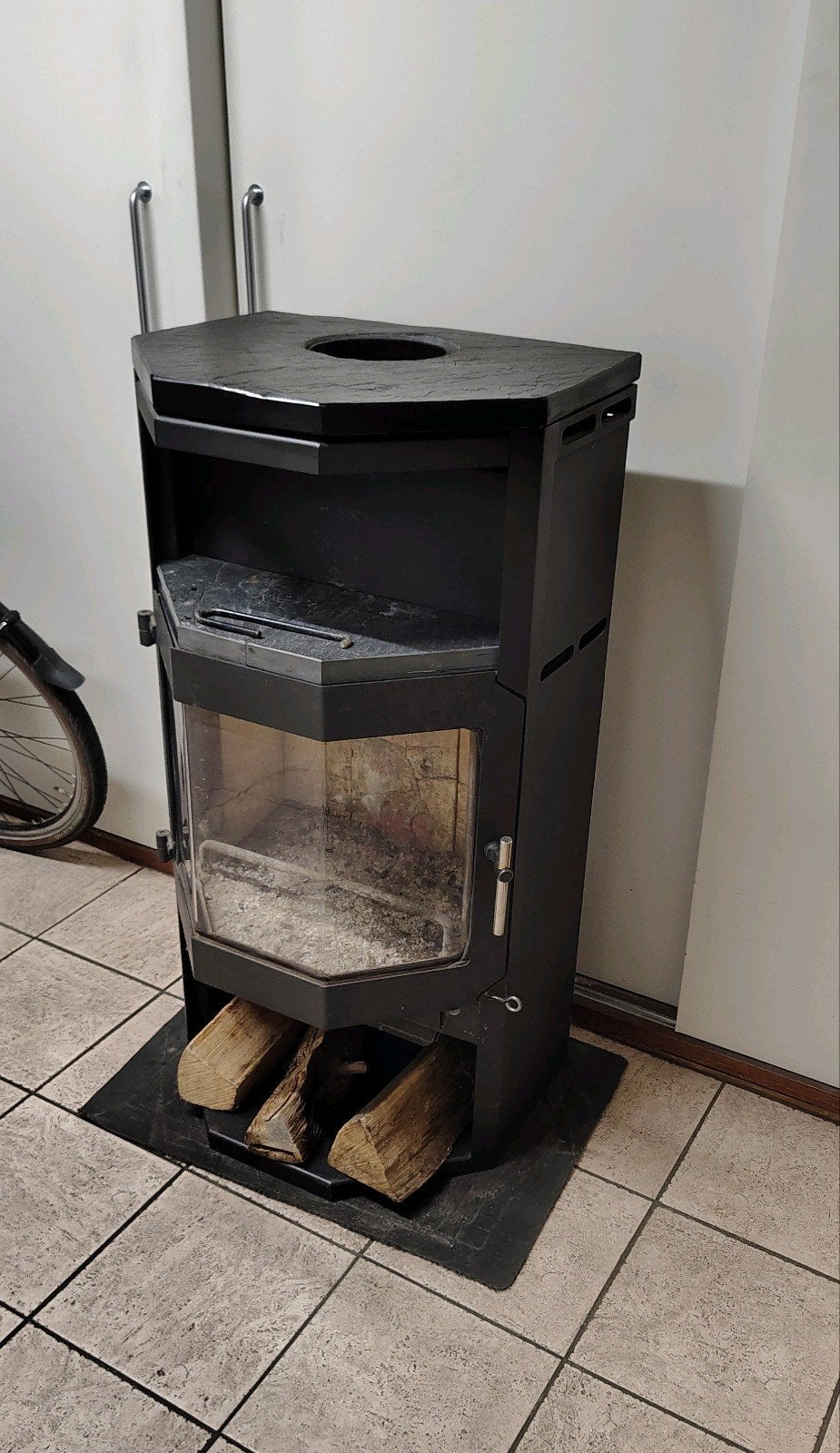 Scan Houtkachel / Allesbrander 6kw met speksteen, Huis en Inrichting, Kachels, Ophalen, Gebruikt, Houtkachel, Vrijstaand