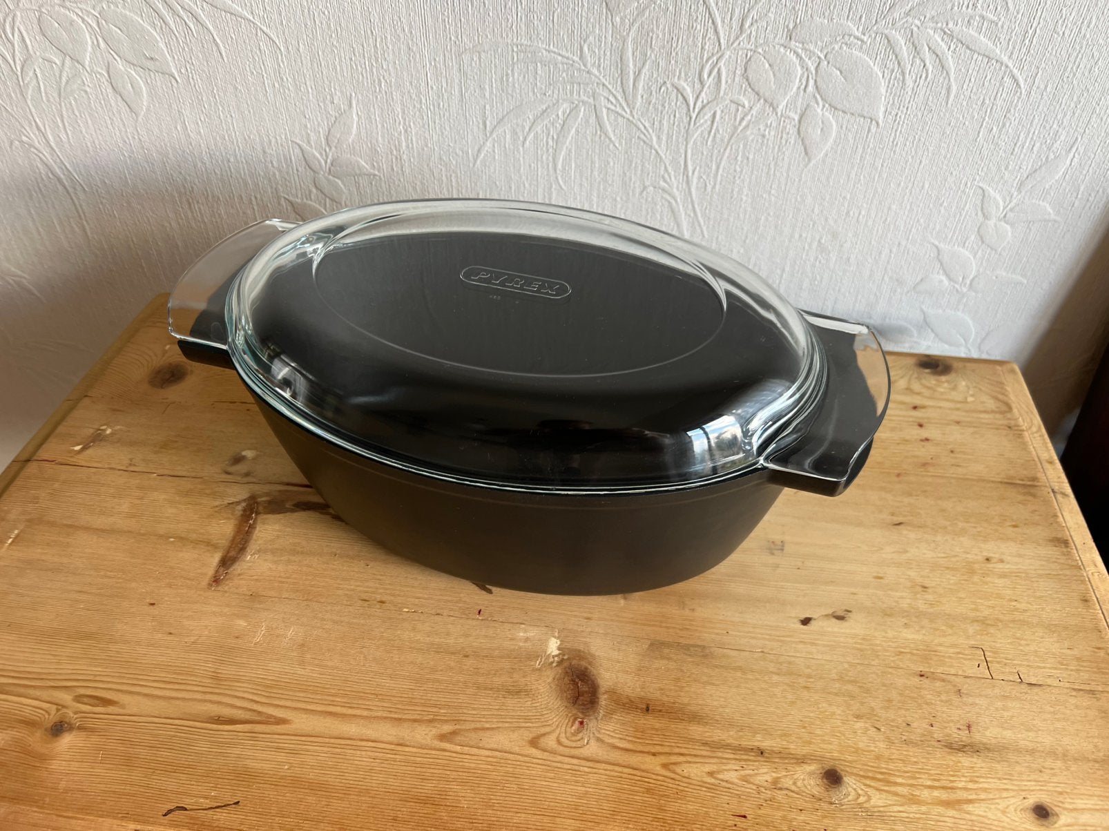 Te Koop : Pyrex Antik Ars Ovenschaal Oven Schaal Deksel, Huis en Inrichting, Overige typen, Aluminium, Ophalen of Verzenden, Zo goed als nieuw
