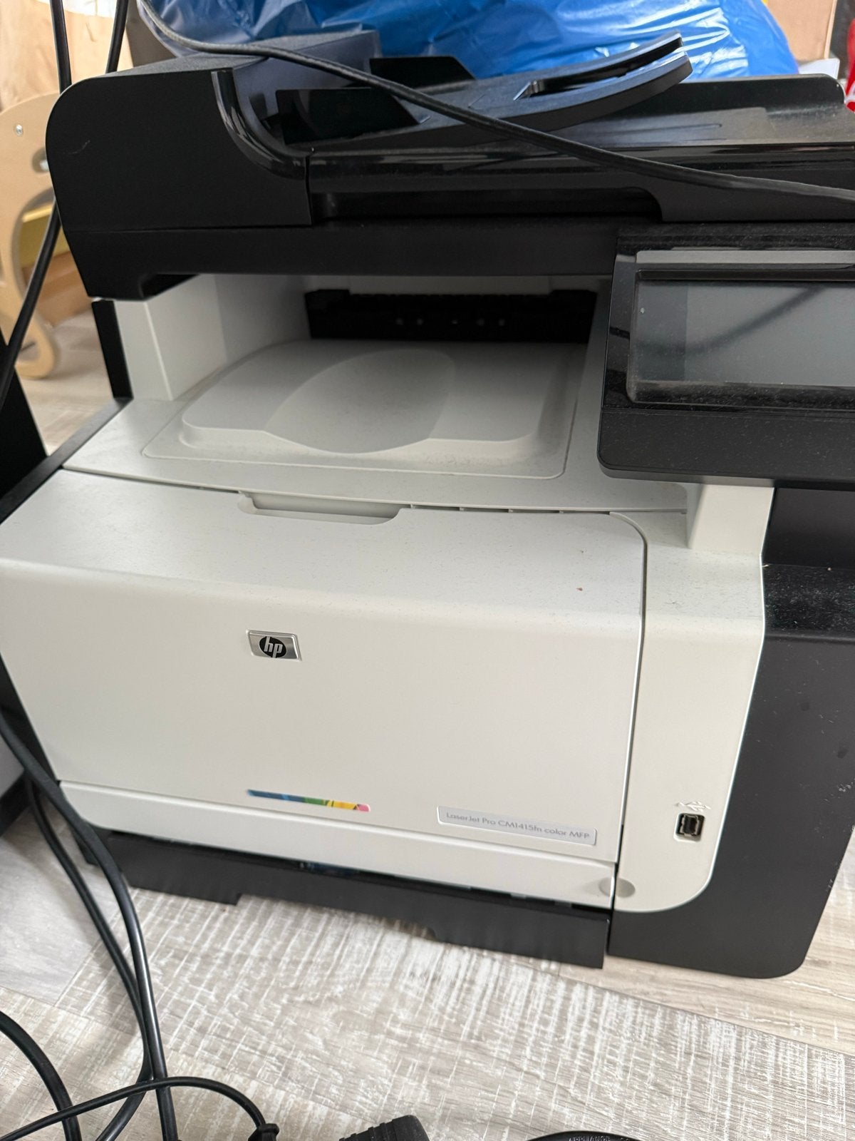 HP LaserJet Pro CM1415fn color, Computers en Software, Printers, Gebruikt, All-in-one, Laserprinter, Kleur printen, Draadloos