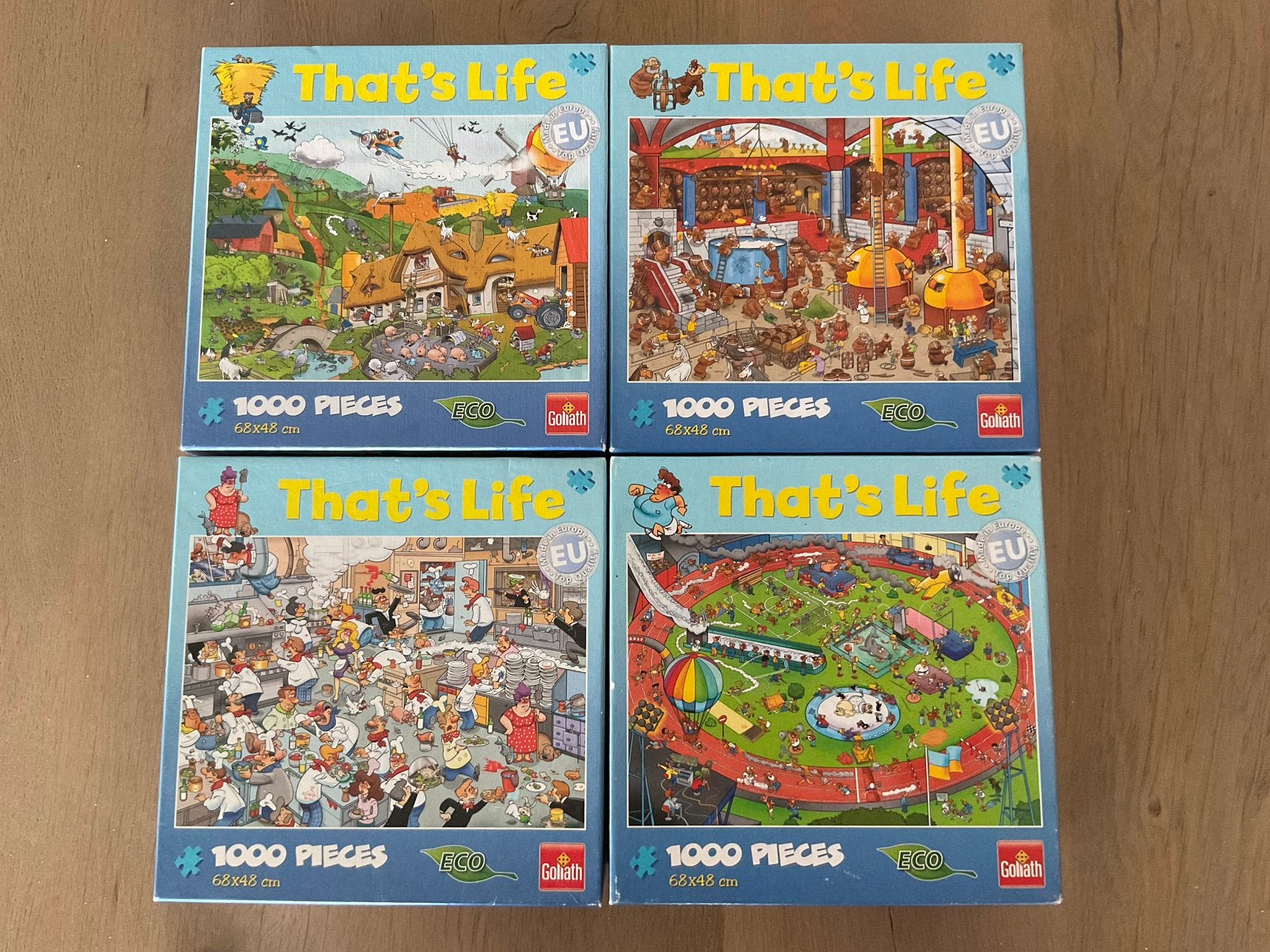 Thats Life puzzels, Ophalen, 500 t/m 1500 stukjes, Zo goed als nieuw