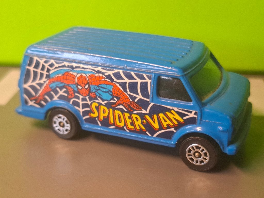 Corgi Juniors - US Van Chevy Van Spiderman Spider Van [blw], Ophalen of Verzenden, Gebruikt, Auto