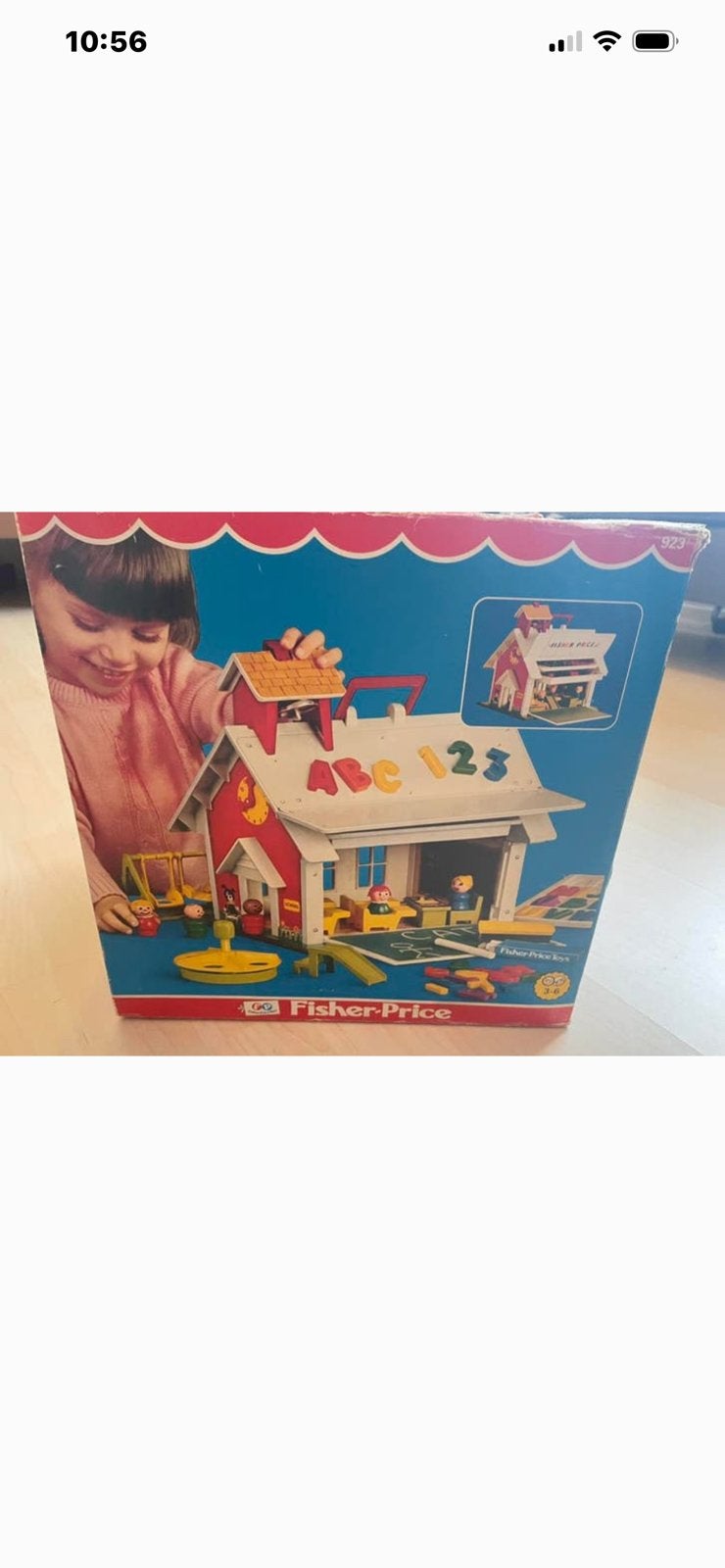 Vinted Fisher price schooltje  uit de tachtiger jaren, Kinderen en Baby's, Ophalen of Verzenden, Gebruikt, Overige typen
