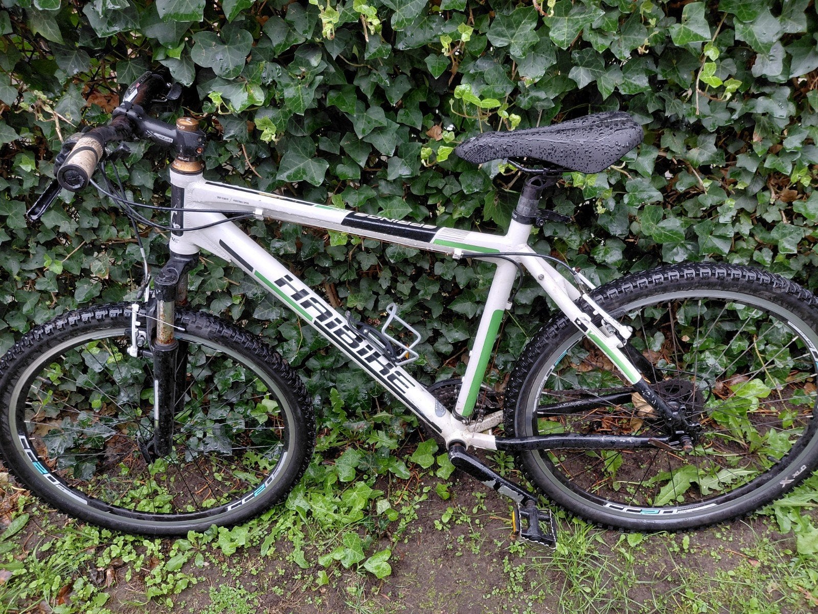 Haibike Mountainbike - Wit/Groen, Fietsen en Brommers, Gebruikt, Hardtail, Heren, Schijfrem