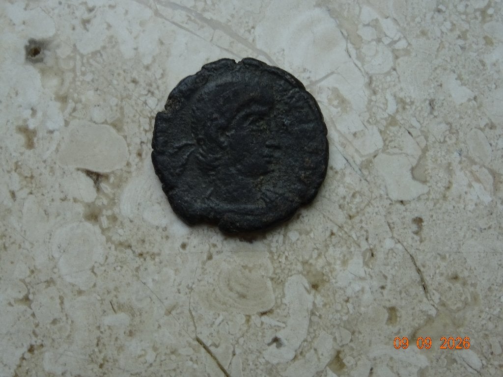 Romeinse munt (follis) 4e eeuw, Ophalen of Verzenden, Overige landen, Losse munt