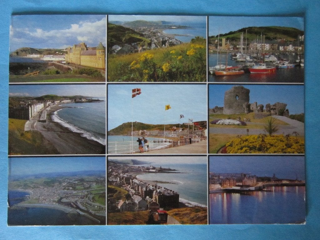 Ansichtkaart: ABERYSTWYTH, Verzamelen, Ophalen of Verzenden, 1980 tot heden, Gelopen, Engeland