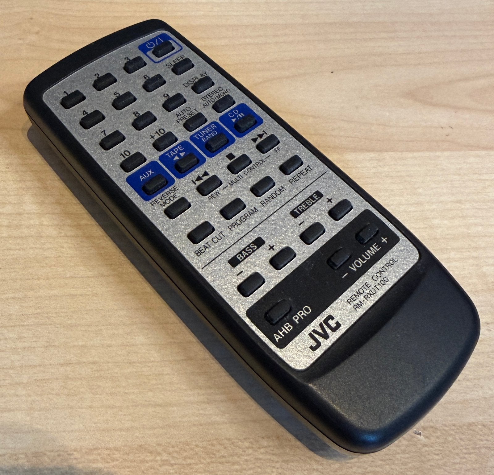 JVC RM-RXUT100 afstandsbediening, Ophalen of Verzenden, Zo goed als nieuw, Origineel