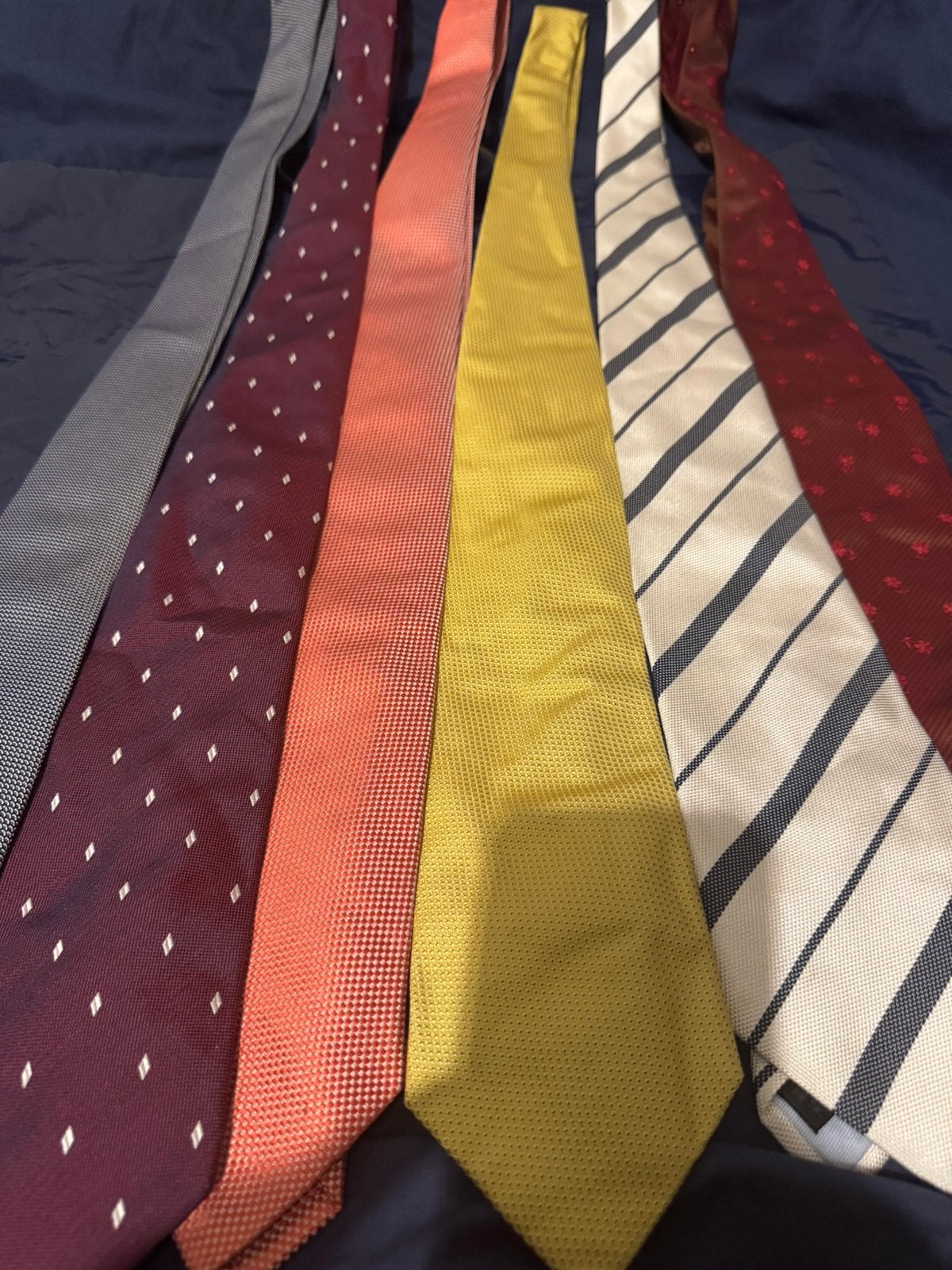 6 stropdassen, Kleding | Heren, Stropdassen, Verzenden, Zo goed als nieuw, Overige kleuren