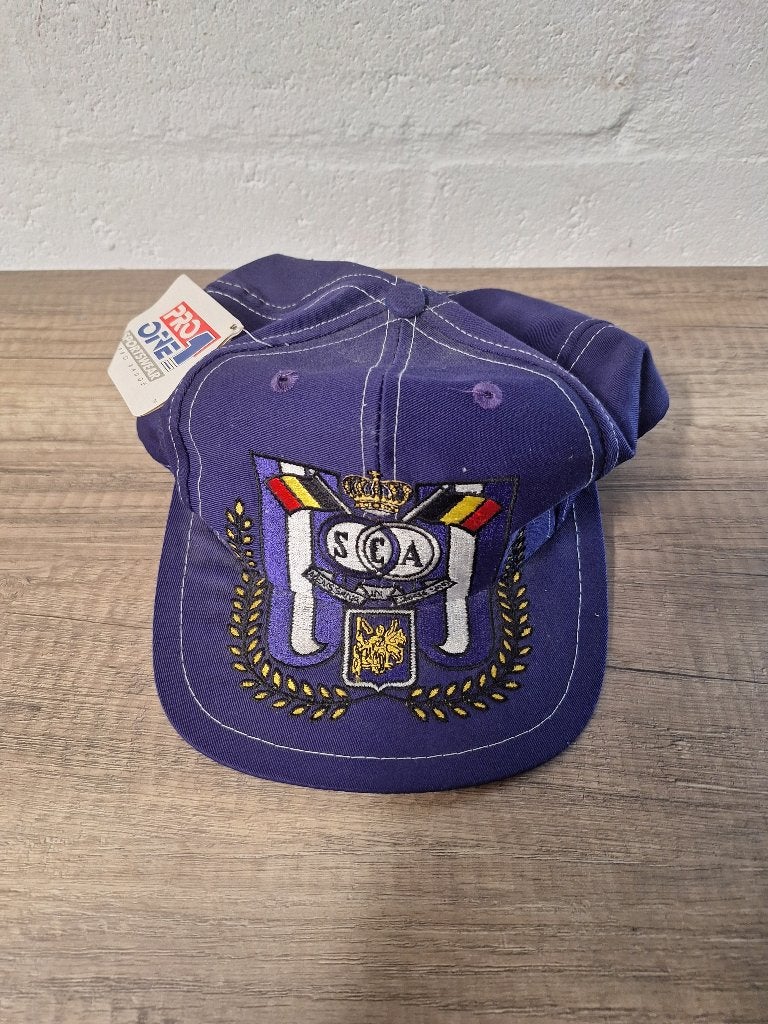 Vintage Baseball cap Anderlecht Pro One 1991 nieuwstaat, Ophalen of Verzenden, Nieuw