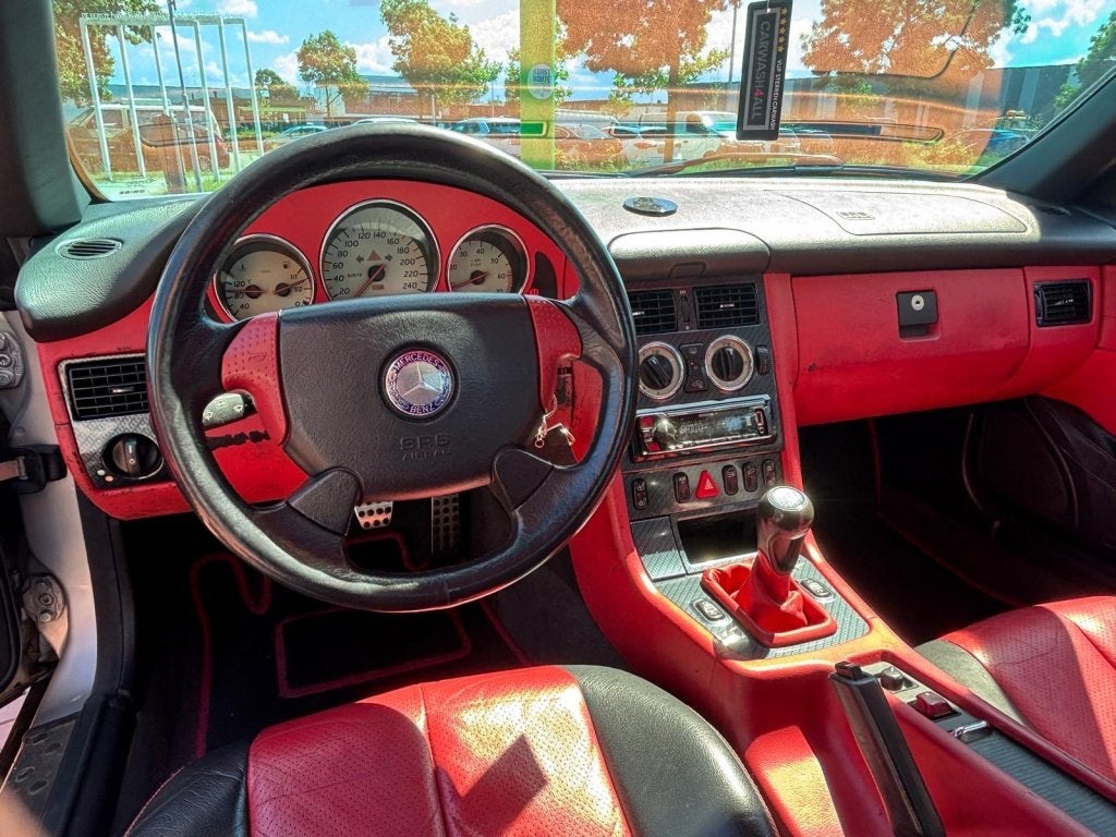 Mercedes-Benz SLK 230 Kompressor leer airco 5bak zeer netjes, Cabriolet, Bedrijf, Handgeschakeld, 2 stoelen