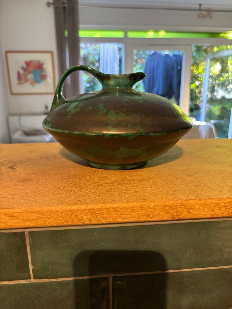 Art Deco ESKAF discuskan (model 242) – met schade in het oor, Antiek en Kunst, Ophalen of Verzenden