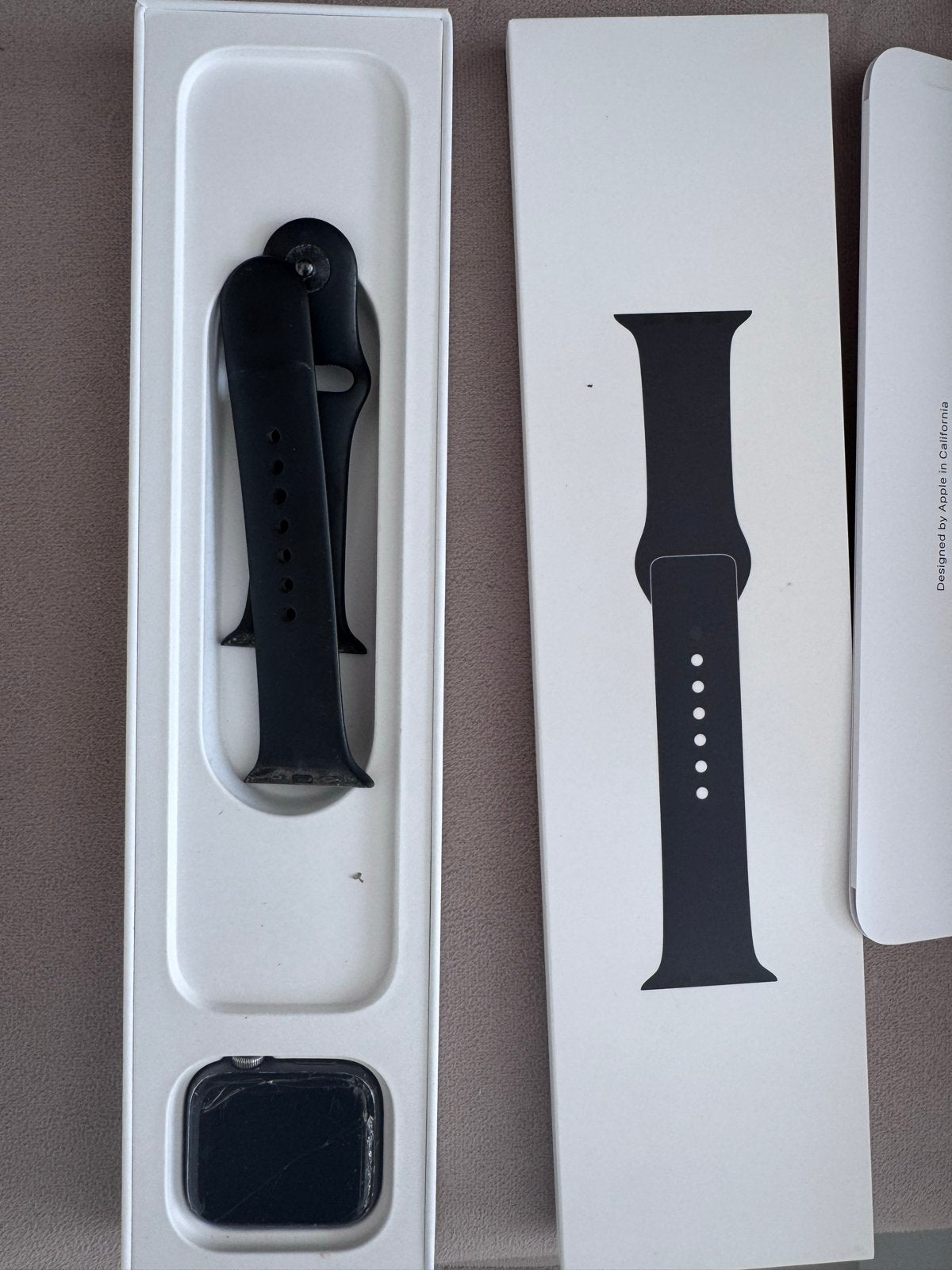 Apple Watch SE,  44mm, space gray - stuk, Ophalen of Verzenden, Gebruikt, Zwart, IOS