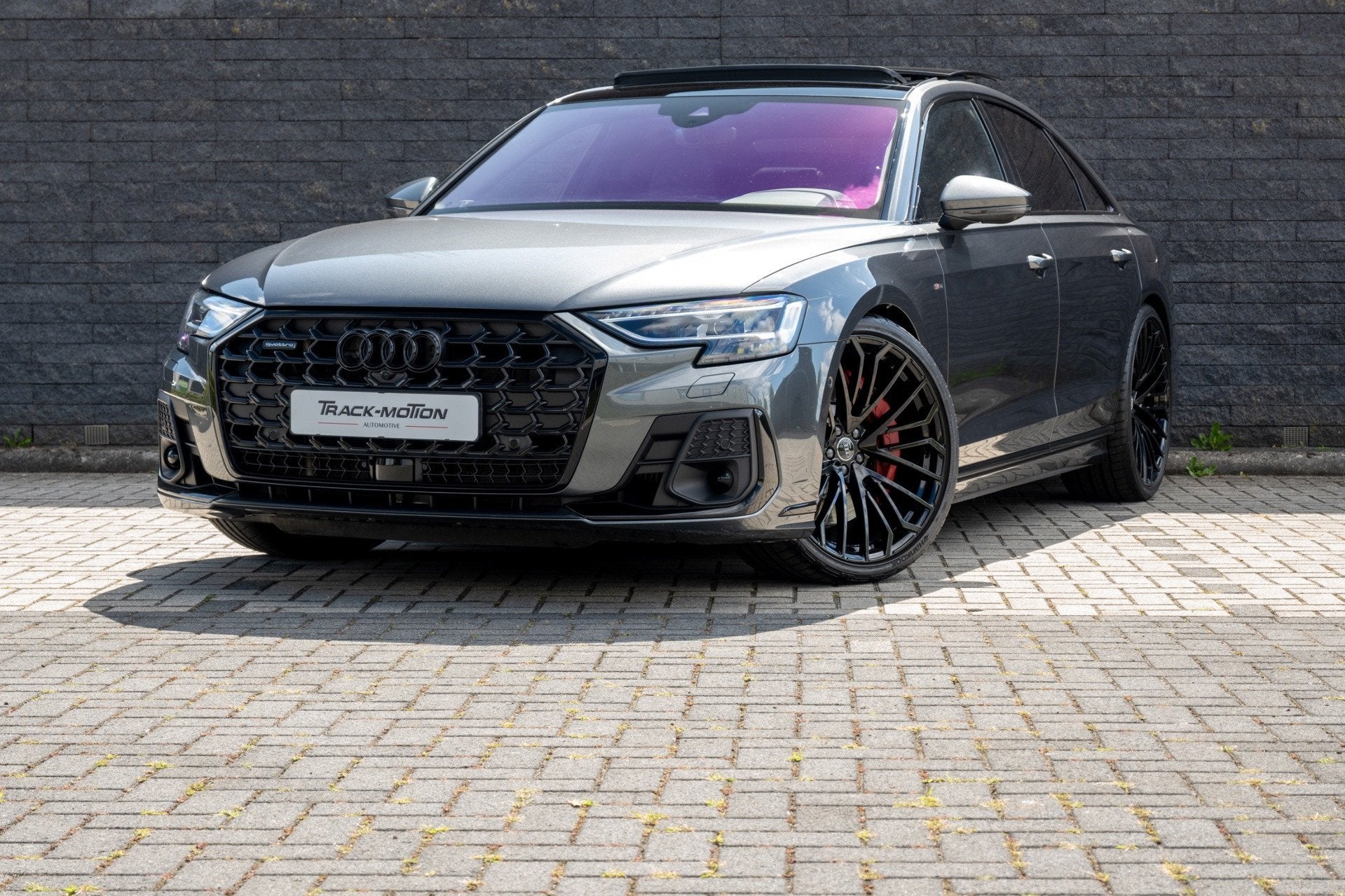 Audi A8 60 TFSI e quattro FULL OPTIONS! B&O+ Pano, Auto's, Automaat, Dealer onderhouden, Gebruikt, Zwart