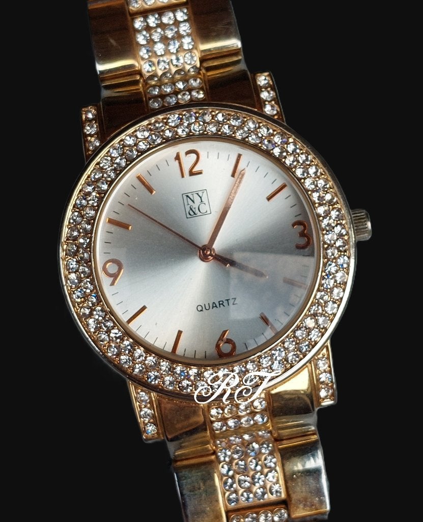 Mooie elegante dames of heren horloge., Overige merken, Staal, Staal, Polshorloge