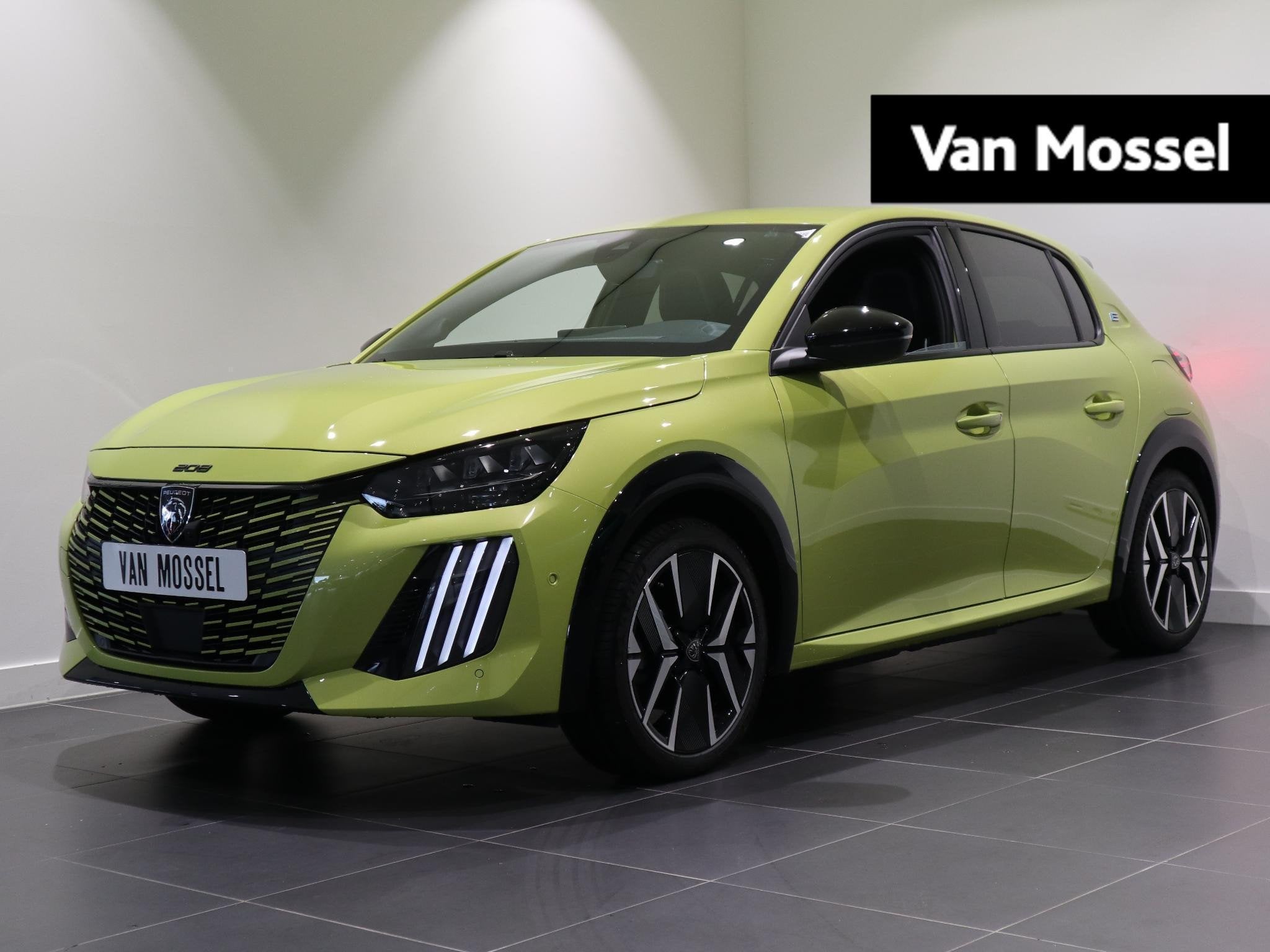 Peugeot e-208 EV GT 51 kWh - WARMTEPOMP - STOELVERWARMING -, Stof, 156 pk, Nieuw, Automatische klimaatregeling