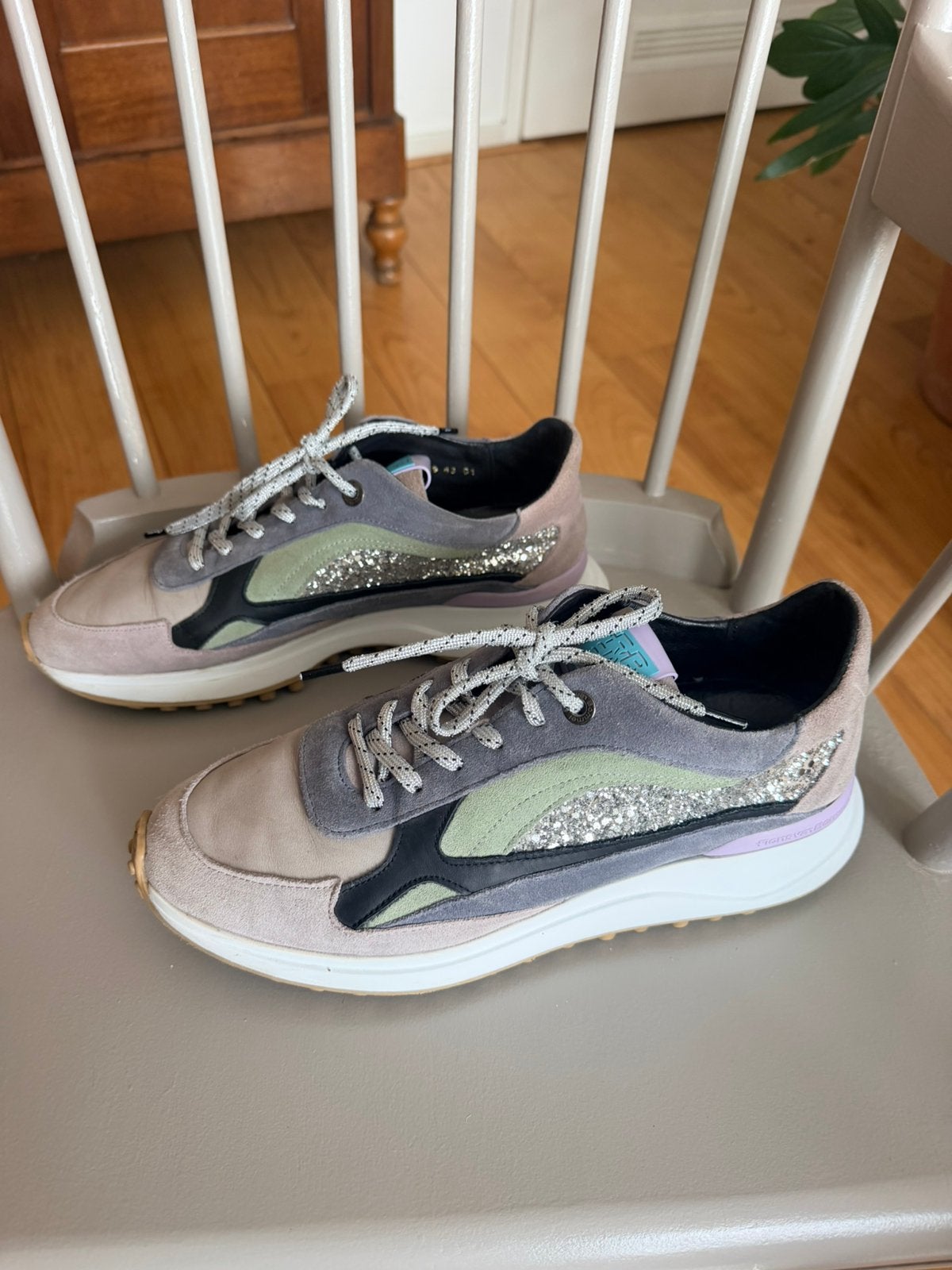 Sneakers Floris van Bommel 42 zgan, Ophalen of Verzenden, Grijs, Sneakers of Gympen, Zo goed als nieuw