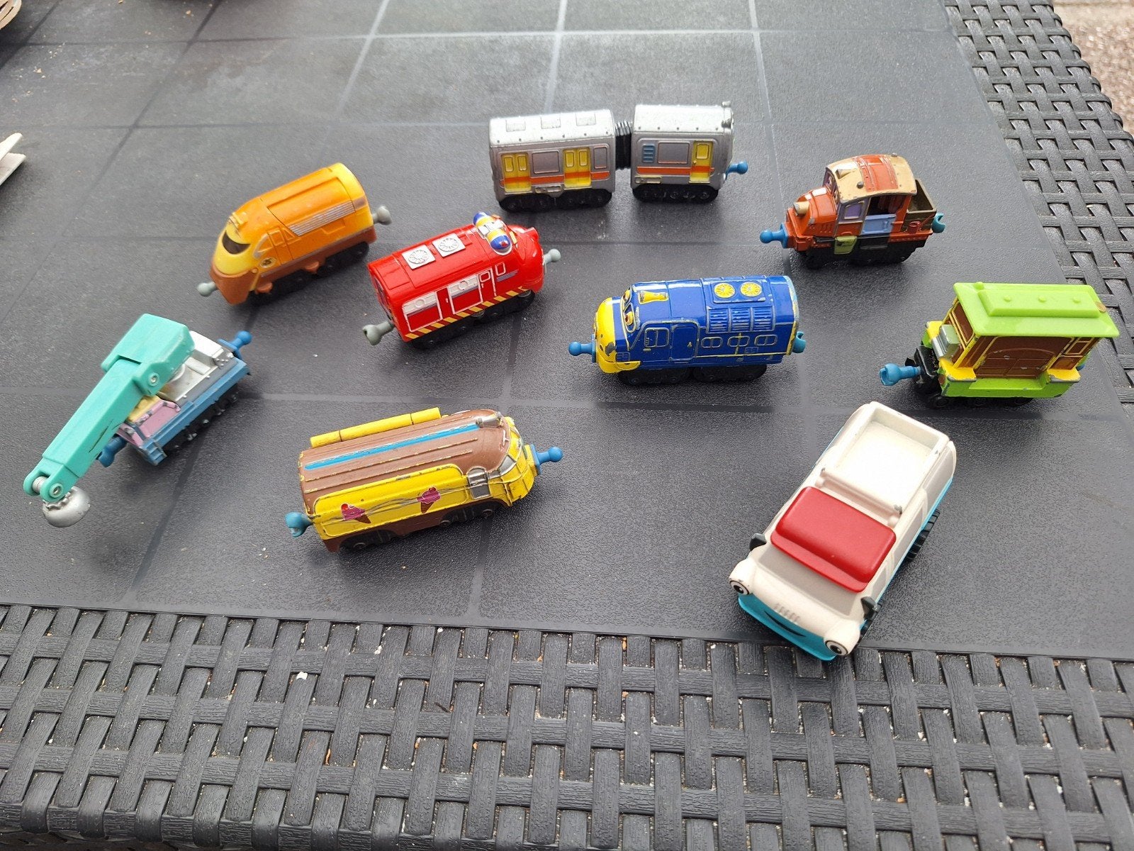 Chuggington Skylar en Bob De Bouwer busje., Ophalen of Verzenden, Gebruikt
