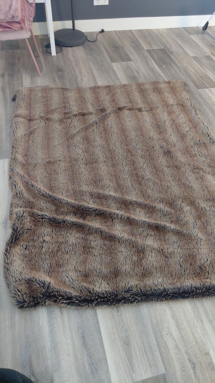 Lifestyle Home Collection Faux Fur Plaid, Ophalen, Zo goed als nieuw, Rechthoekig