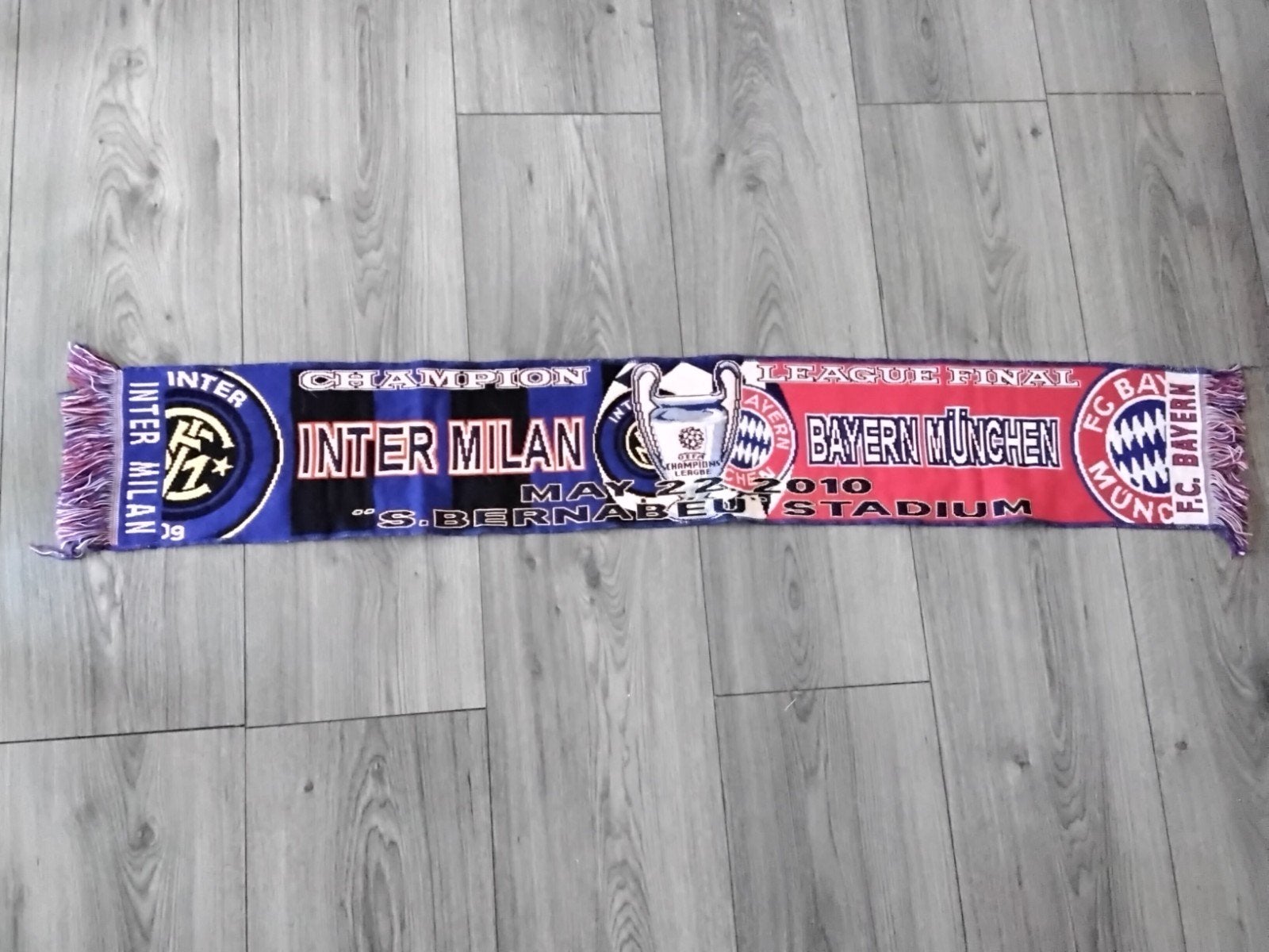 wedstrijdsjaal champions league finale 09/10 inter - bayern, Verzamelen, Ophalen of Verzenden, Zo goed als nieuw, Buitenlandse clubs