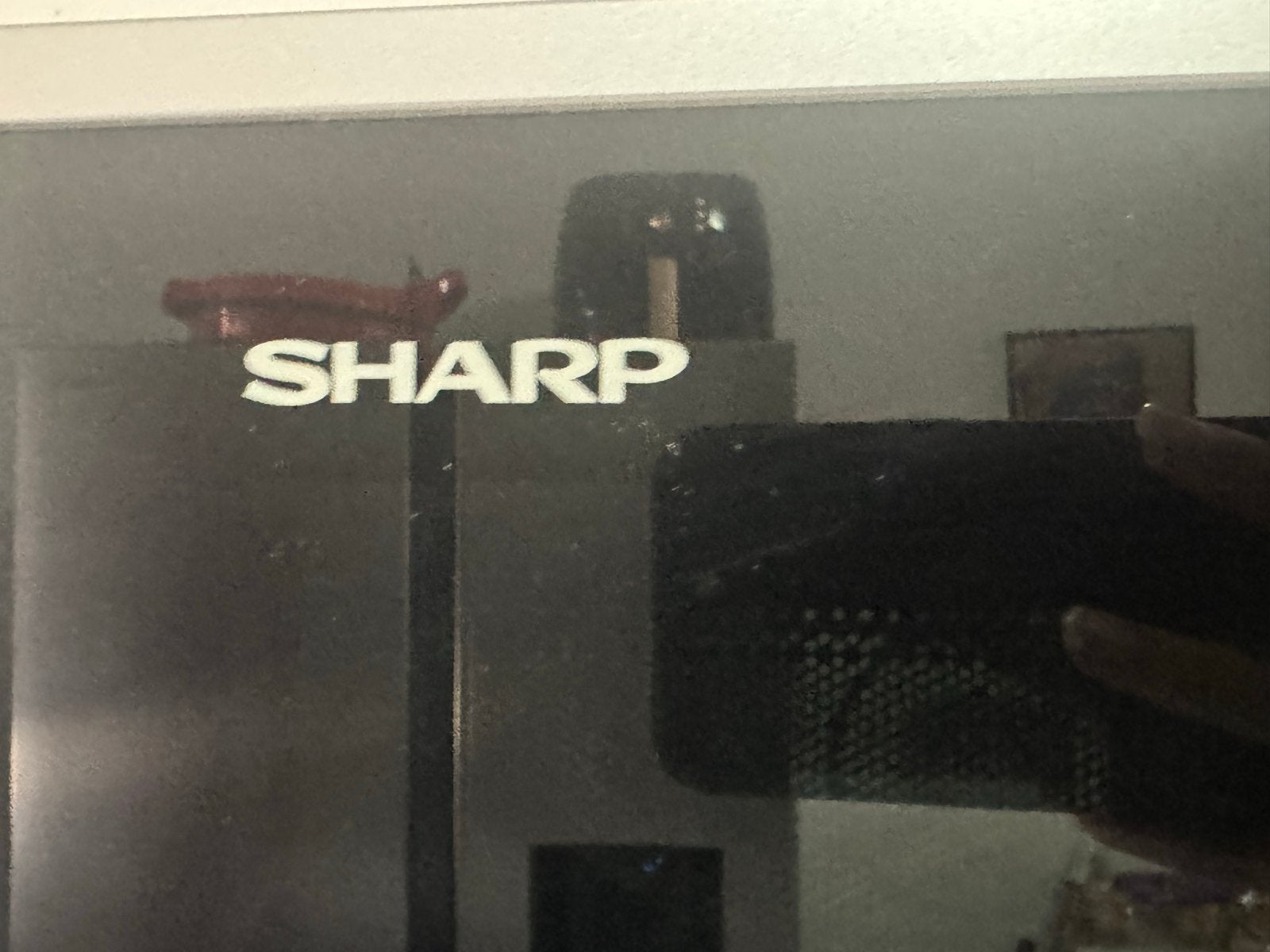 Sharp Combimagnetron - Zilver/Zwart - Zo goed als nieuw, Witgoed en Apparatuur, Magnetrons, Combimagnetron, Grill, Ophalen of Verzenden