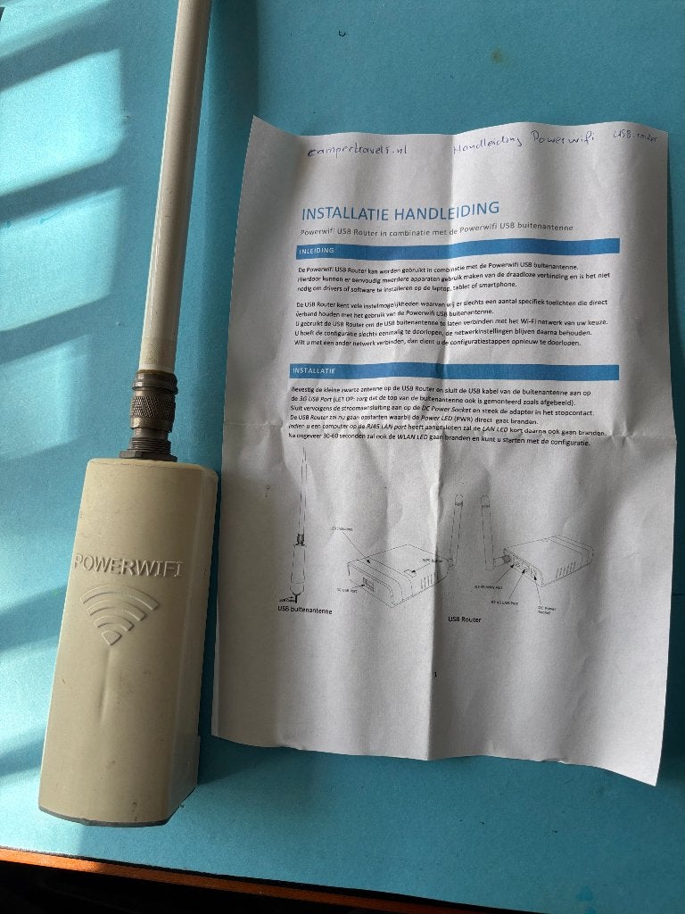 Powerwifi USB Router met buitenantenne, Ophalen, Gebruikt, Powerwifi