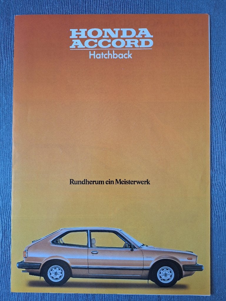 Brochure HONDA ACCORD Hatchback - Duits, Verzenden, Zo goed als nieuw, Honda