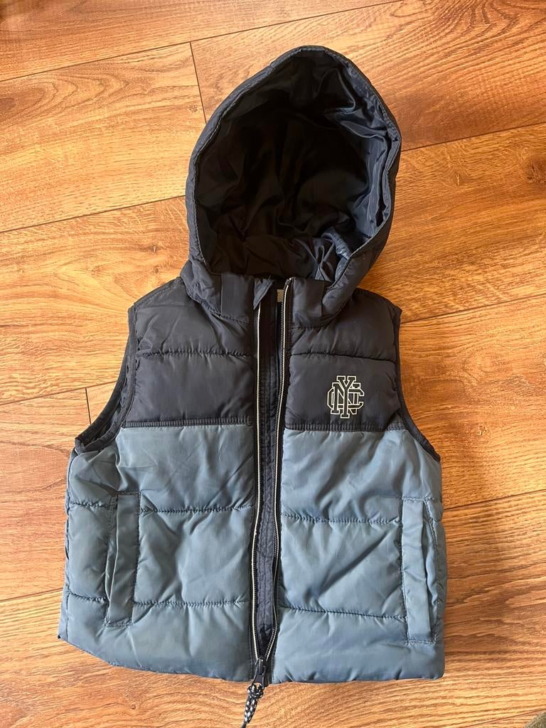 Bodywarmer 98-104, capuchion kan eraf, Kinderen en Baby's, Kinderkleding | Maat 98, Ophalen of Verzenden, Zo goed als nieuw, Meisje