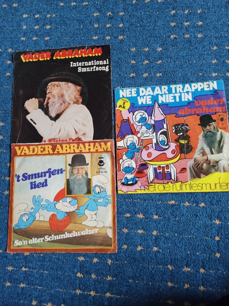 3 singles van Vader Abraham, Ophalen of Verzenden, Gebruikt, 12 inch, Levenslied of Smartlap