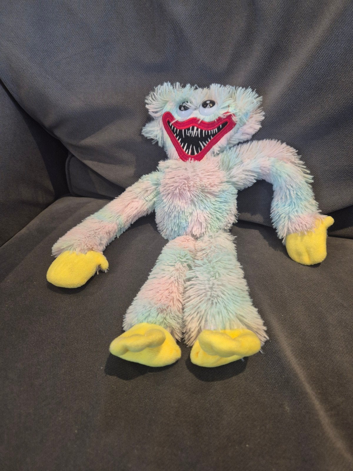 Huggy Wuggy Knuffel - Regenboog Kleuren, Ophalen, Gebruikt, Overige merken, Overige karakters
