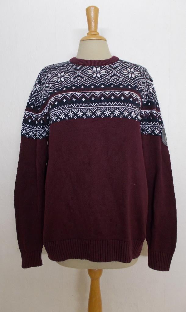 Wijnrode unisex Noorse outdoor trui van Hinterstoisser! 48, Verzenden, Gedragen, Maat 46/48 (XL) of groter, Overige kleuren