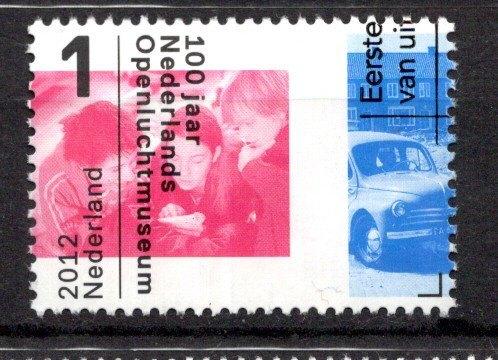 gestempelde zegel. Jaar 2012: open lucht museum, Ophalen of Verzenden, Na 1940, Gestempeld