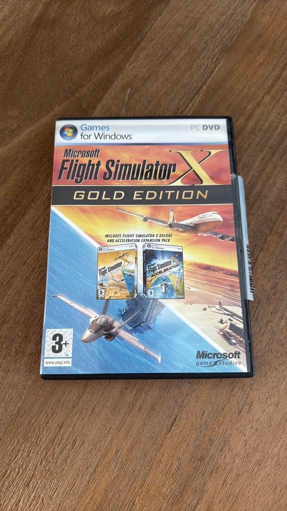 Microsoft flight simulator gold edition, Spelcomputers en Games, 1 speler, Ophalen of Verzenden, Zo goed als nieuw, Vanaf 3 jaar