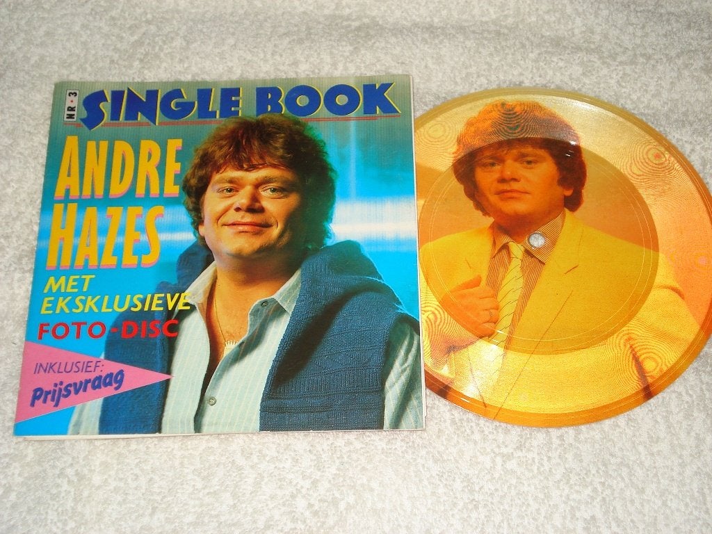 Andre Hazes    Single Boek   Orgineel, Fotohoes, Ophalen of Verzenden, Zo goed als nieuw, Nederlandstalig