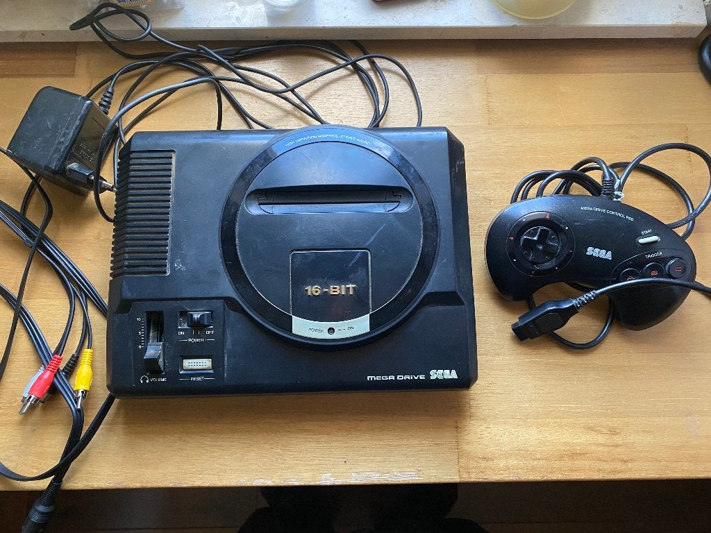 Sega Mega Drive console, 1 speler, Racen en Vliegen, Ophalen of Verzenden, Zo goed als nieuw