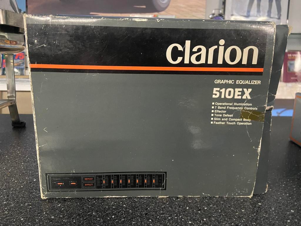 Clarion grafische Equalizer 510EX jaren 80 Nieuw in doos, Auto diversen, Ophalen of Verzenden, Nieuw