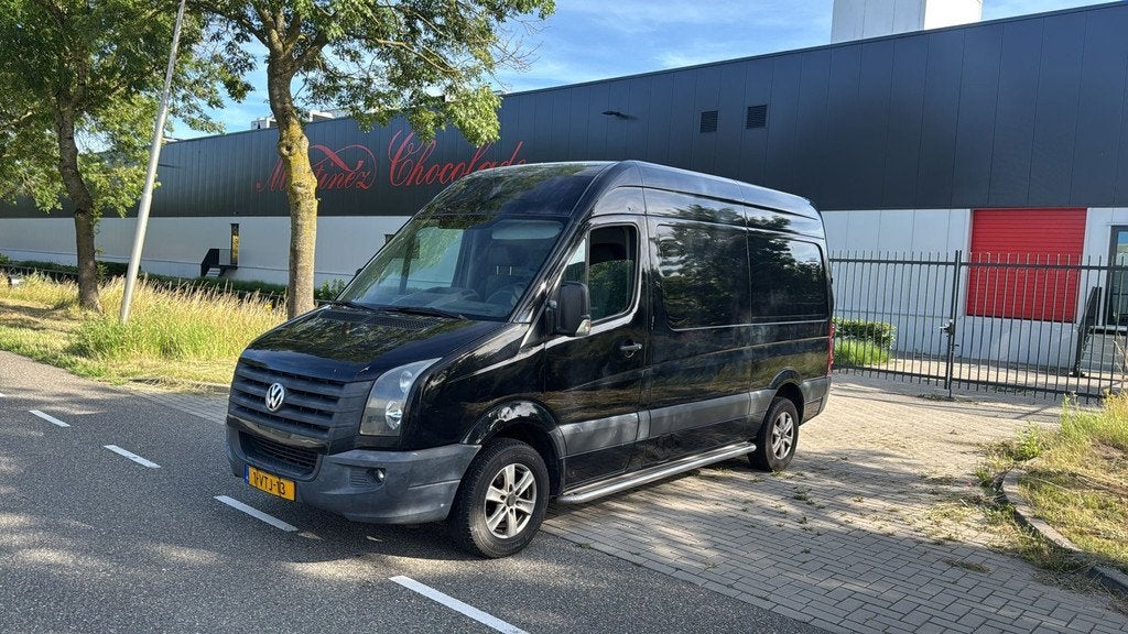 Volkswagen Crafter 50 2.0 TDI LANG HOOG 168.000 NAP AIRCO ZW, Auto's, Euro 5, Achterwielaandrijving, Gebruikt, 4 cilinders