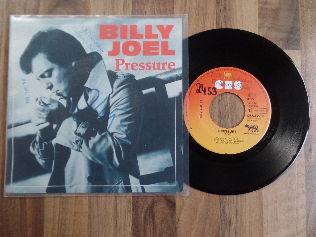 single  Billy Joel – Pressure, Ophalen of Verzenden, Gebruikt, 7 inch, Rock en Metal