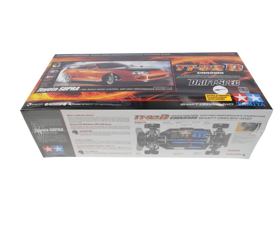 Tamiya 58613 1/10 RC Toyota Supra Drift Spec 1/10 nieuw, Elektro, Nieuw, Ophalen of Verzenden, Schaal 1:10
