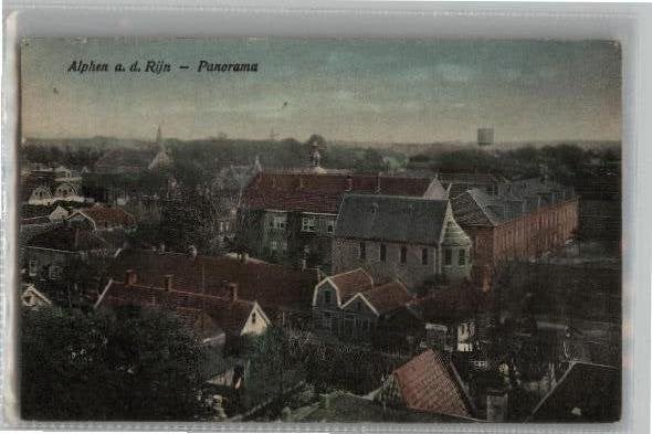 Ansichtkaart Alphen a. d. Rijn - Panorama (Gelopen) zie info