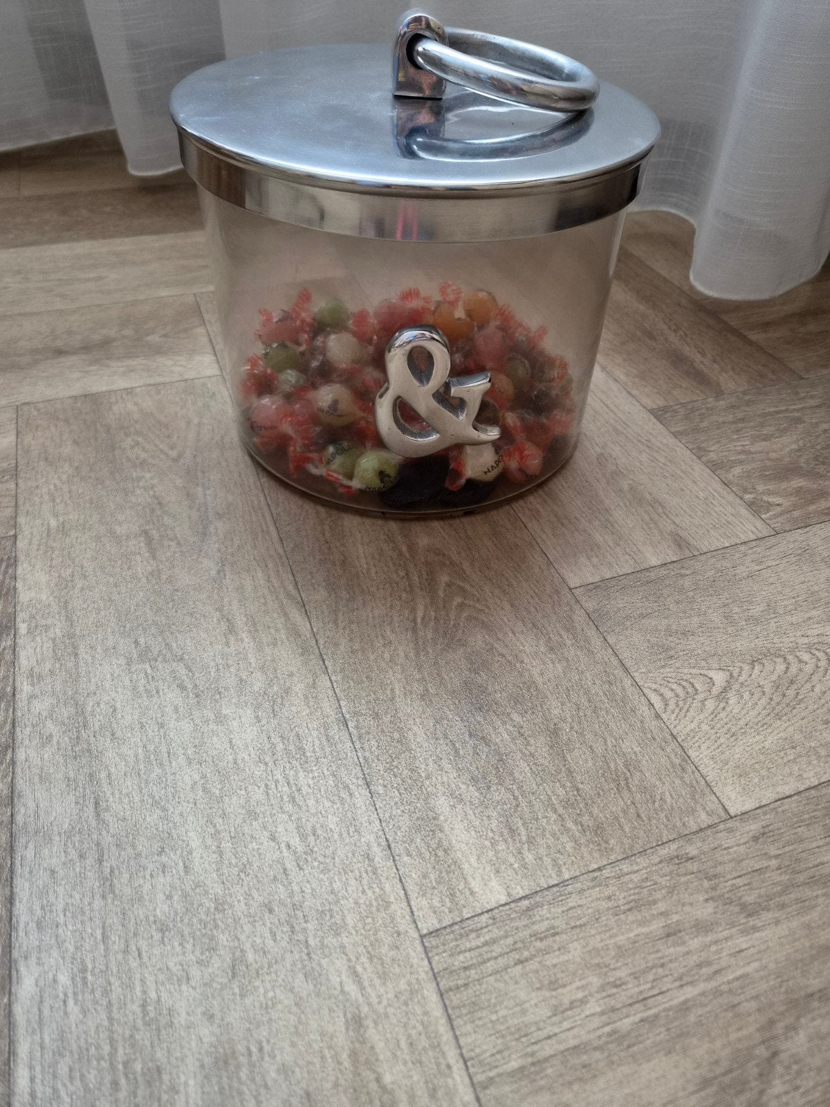 riviera maison glazen pot, Ophalen, Zo goed als nieuw