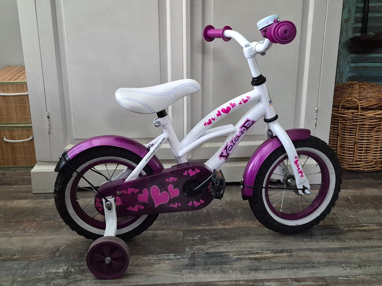 Volare Heart Cruiser 12 inch kinderfiets - Zeer goede staat, Ophalen, Minder dan 16 inch, Volare heart