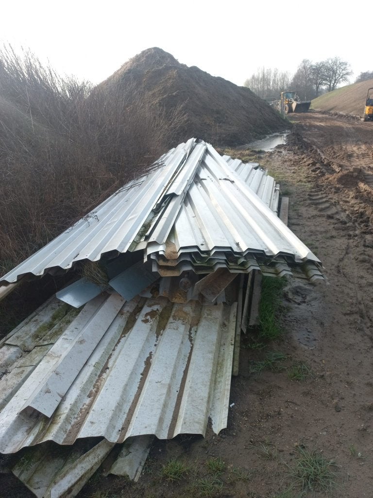 Damwandplaten - 231 m2, Ophalen, Gebruikt, Overige materialen, 20 tot 50 mm