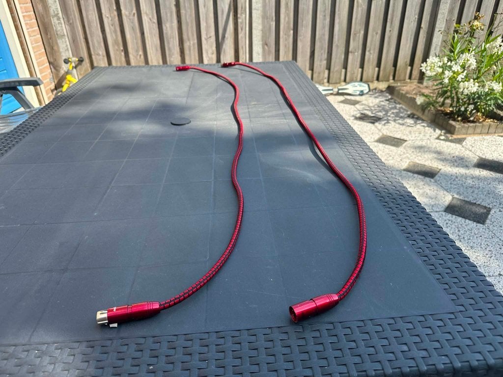 2x Audioquest King Cobra XLR kabel 1.5 meter, Audio, Tv en Foto, Audiokabels en Televisiekabels, Ophalen of Verzenden, Zo goed als nieuw