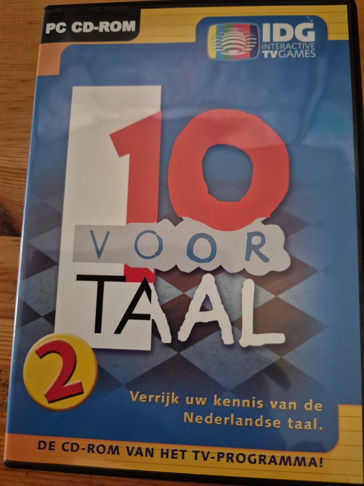 2x 10 voor Taal PC CD-ROM - Educatief spel, Puzzel en Educatief, 1 speler, Ophalen of Verzenden, Zo goed als nieuw
