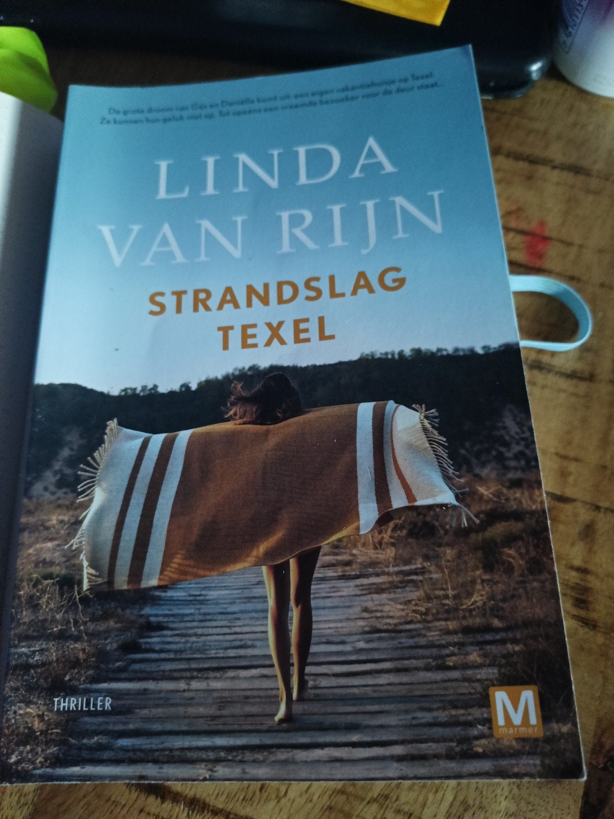 Linda van Rijn - Strandslag Texel, Gelezen, Linda van Rijn, Ophalen of Verzenden, Nederland