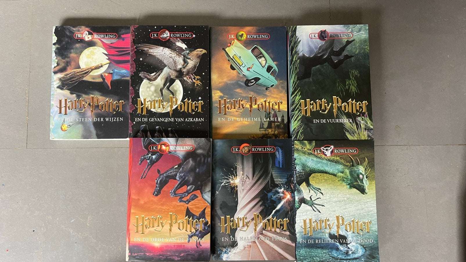 Harry Potter boeken, Ophalen of Verzenden, Zo goed als nieuw, Boek of Poster