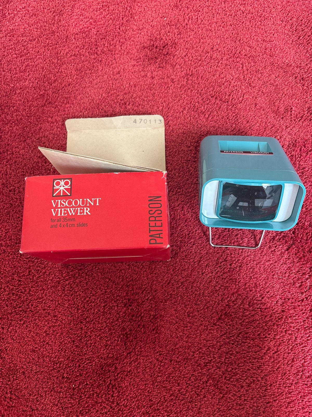 Paterson Viscount Viewer voor 35mm en 4x4 cm dia's, Ophalen of Verzenden, Met scherm